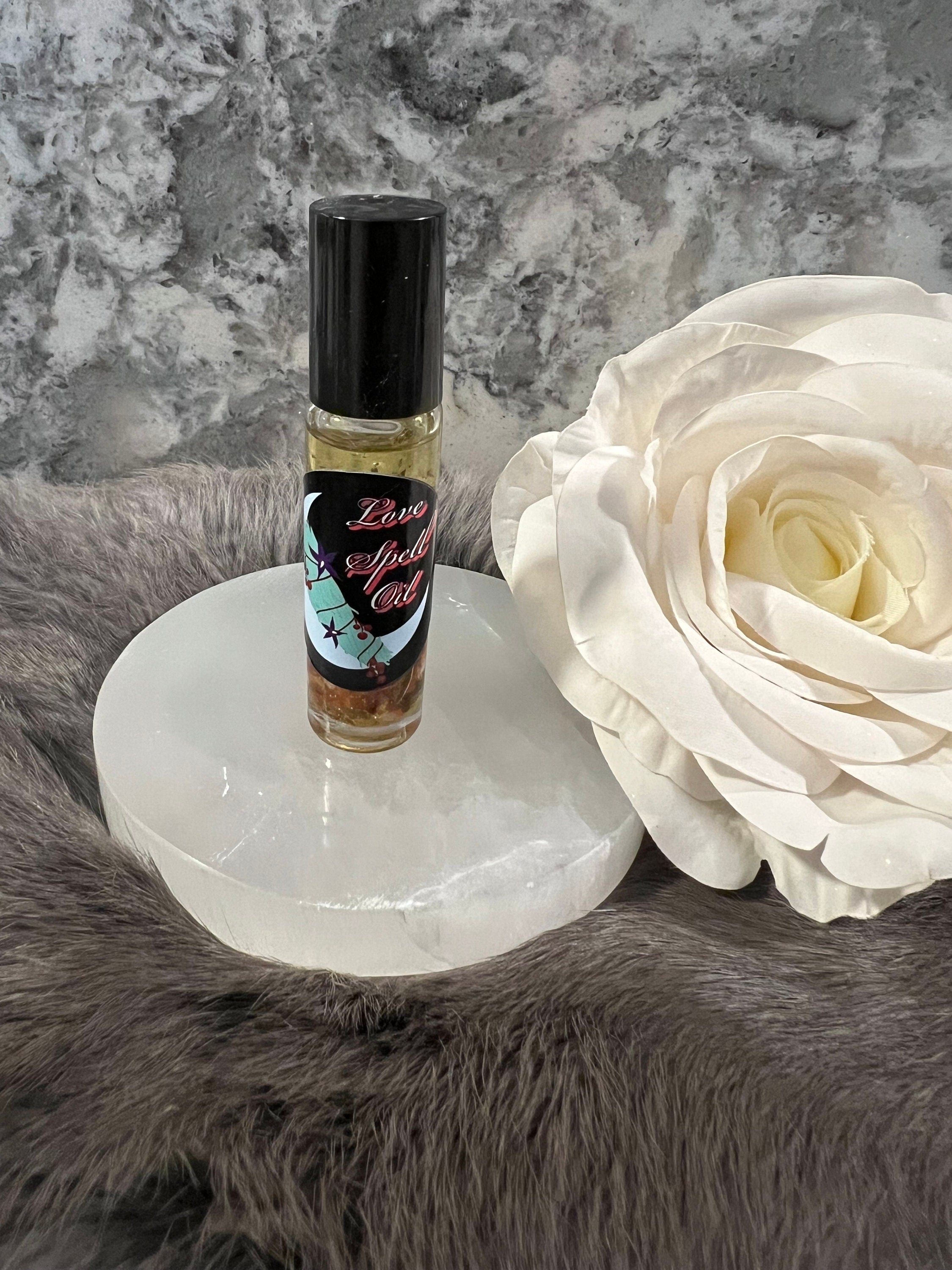 Love Spell Oil: Herb Infused Attraction Oil with Rose & Carnelian
