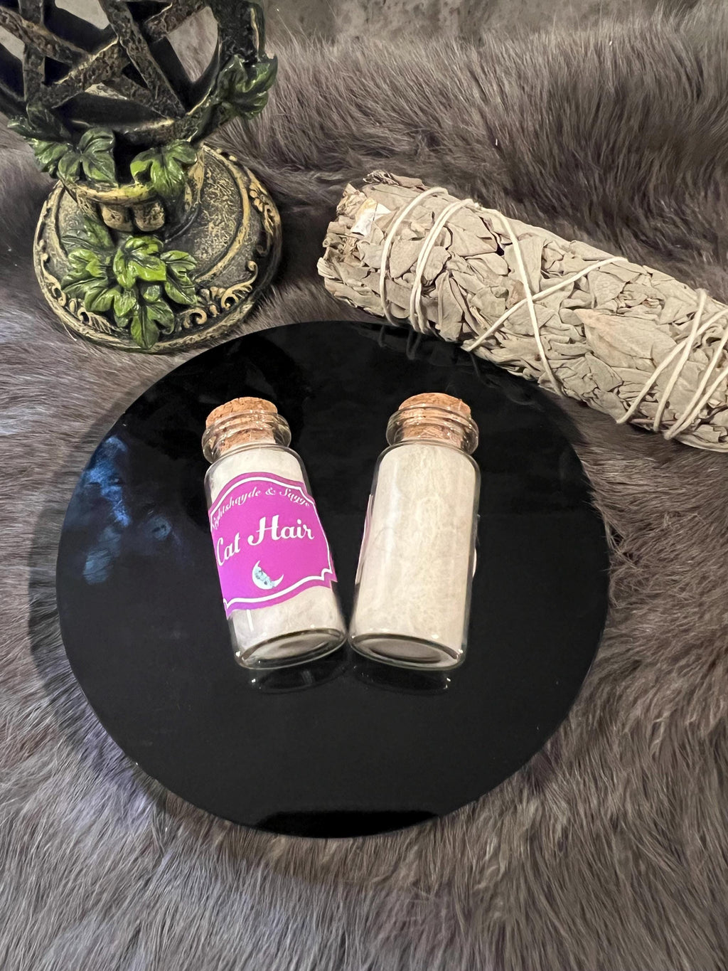 Ethically Sourced White Cat Hair: Spell Ingredient for Health & Fertility