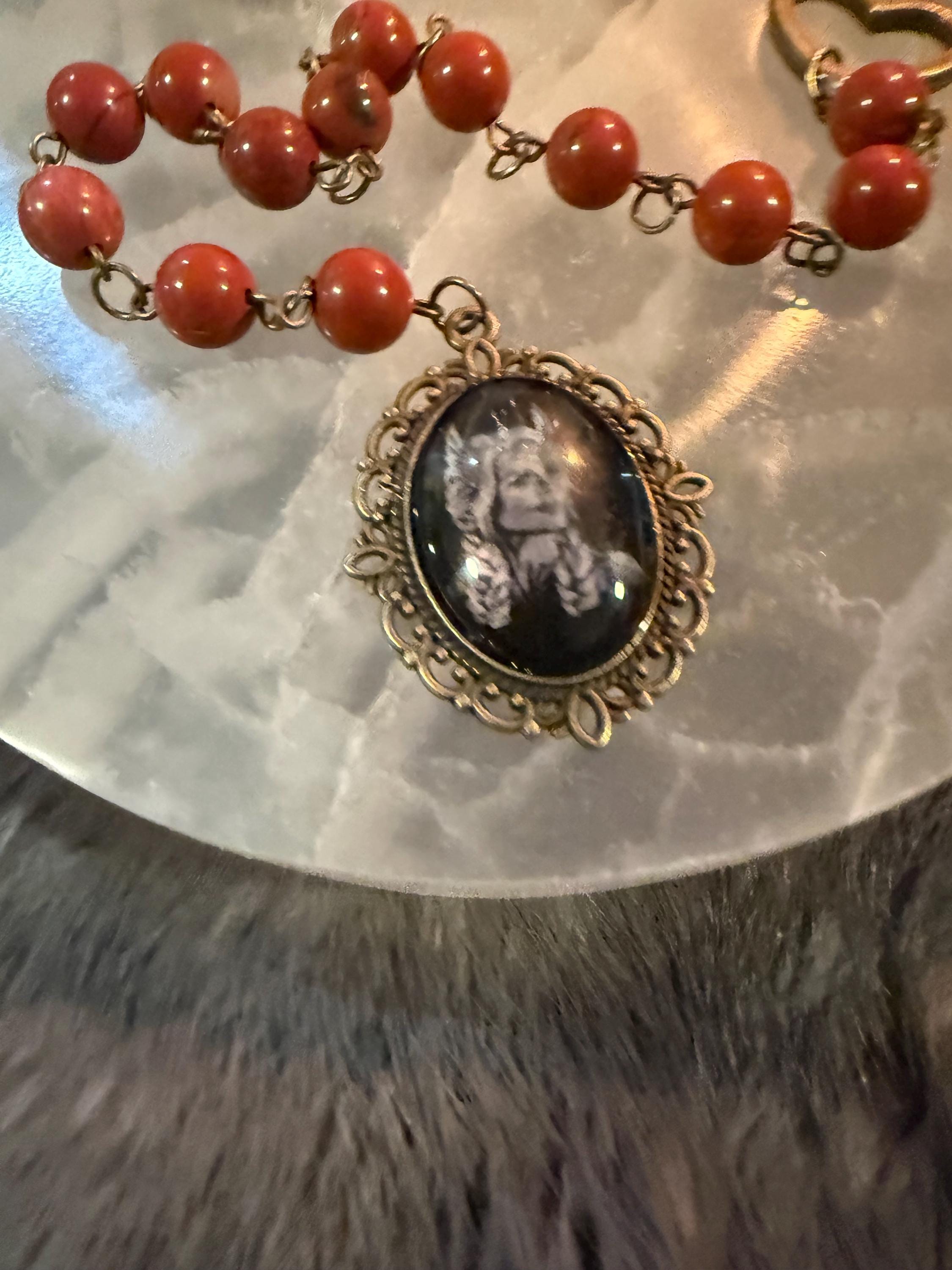 Freya Prayer Beads: Red Jasper Norse Goddess Rosary