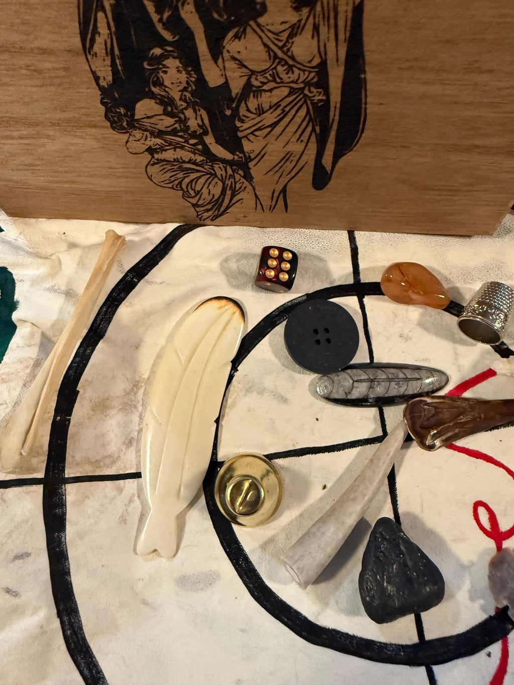 Bone Throwing or Charm Casting Starter Kit: ONE OF A KIND!