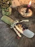 One of a Kind Selenite Altar Athame