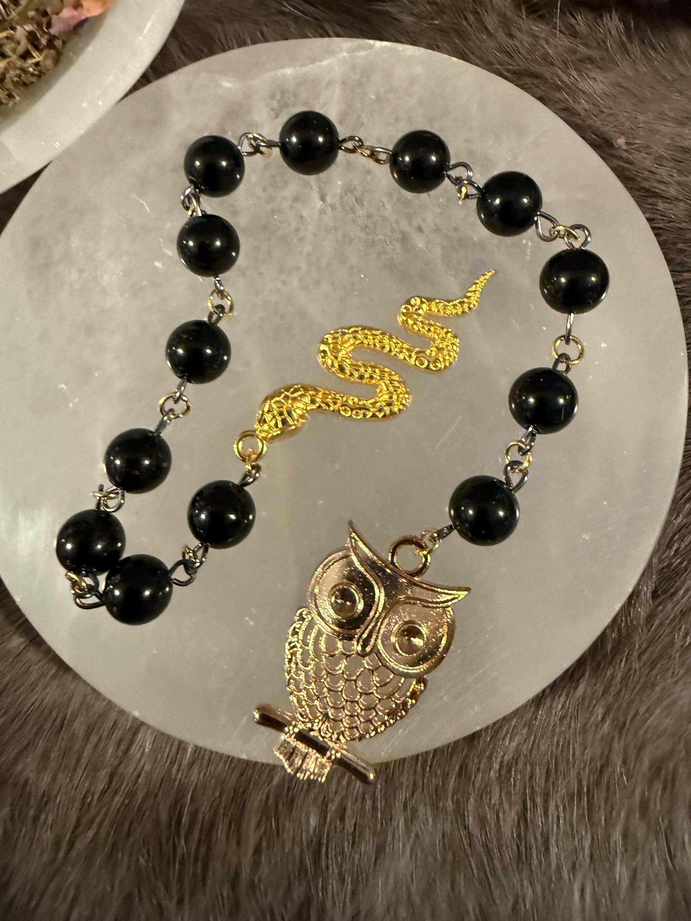 Lilith Diety Prayer Beads: Simple One Of A Kind Diety Prayer Bead Set
