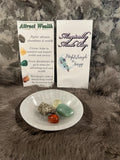Wealth Gemstone Intention Kit: Pyrite, Citrine, Aventurine, Jasper