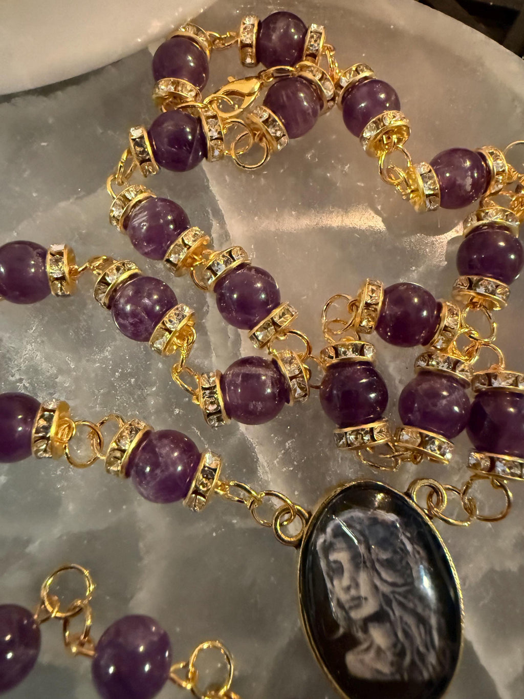 Persephone Diety Rosary: One Of A Kind Diety Prayer Bead Set