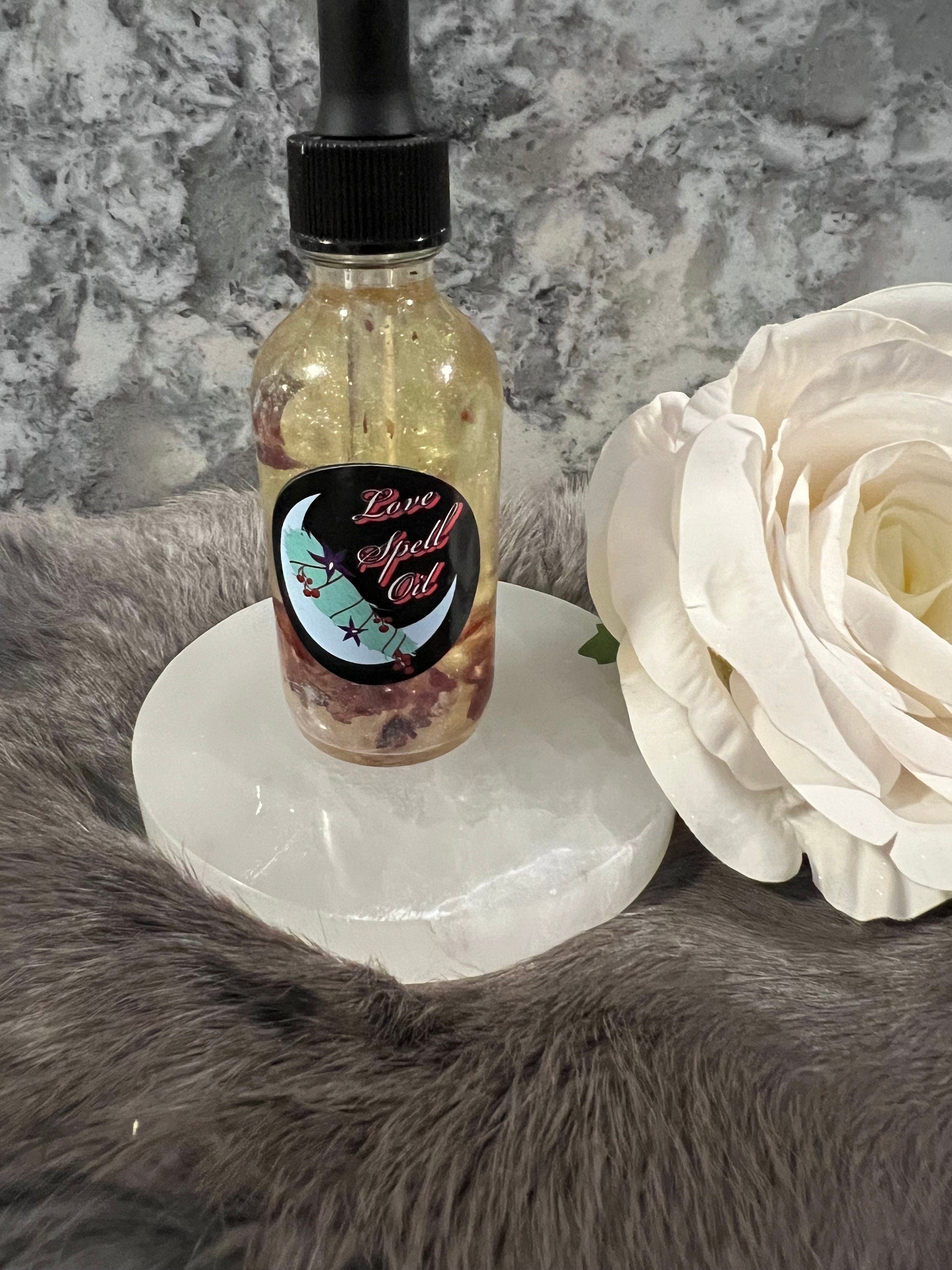 Rose Quartz Love Spell Oil – Herb Infused Attraction Oil