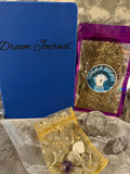 Dream Recall Gift Set: Dream Journal, Dream Recall Tea, Gemstone Tumbles