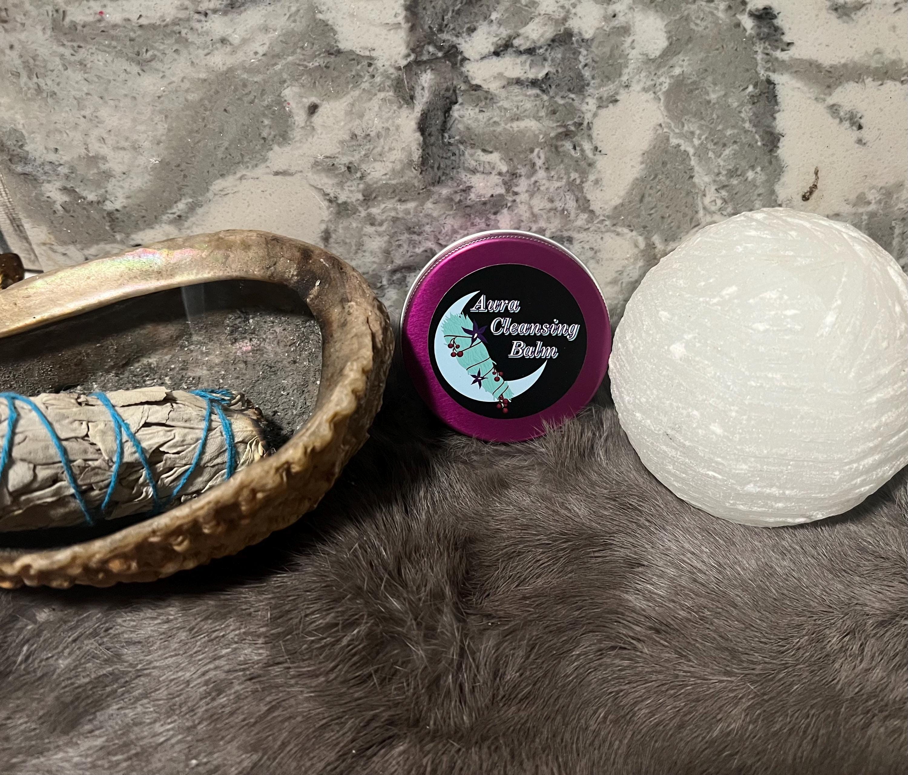 Aura Cleansing Balm: Sage, Rosemary & Cedar - 2oz Apothecary Salve