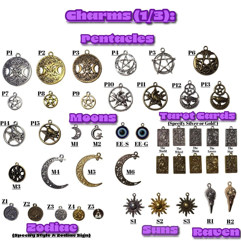 Custom Handfasting Cord - Celtic Wedding, Pagan Binding with Charms
