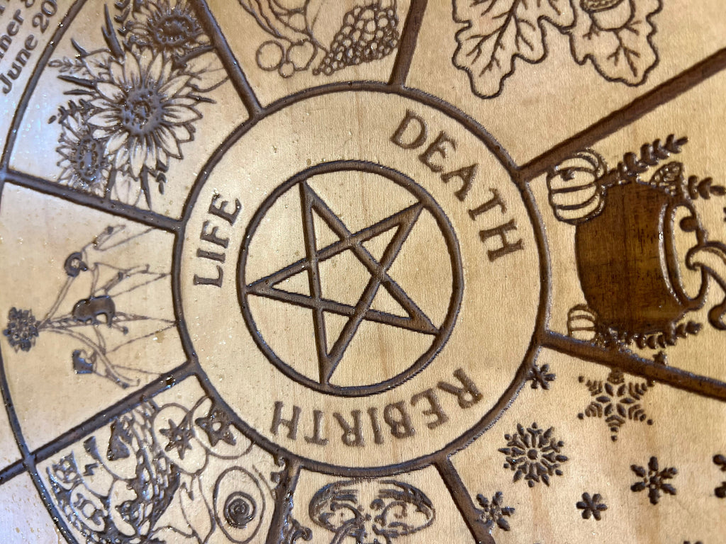 Custom Birch Wheel of The Year – Pagan Sabbat Calendar