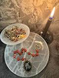 Freya Prayer Beads: Red Jasper Norse Goddess Rosary