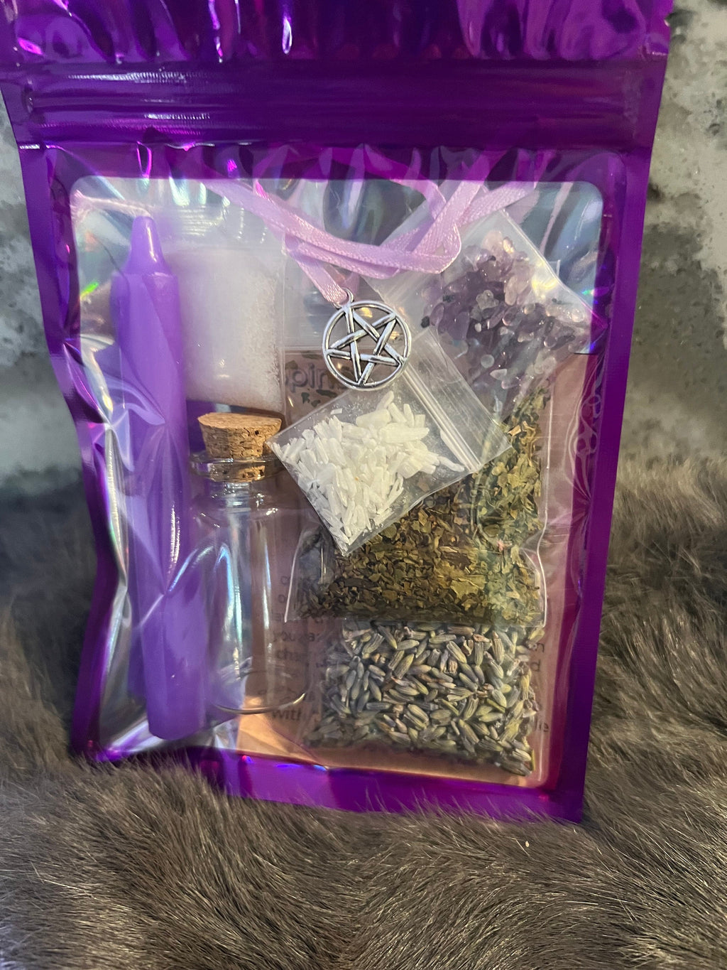 DIY Spell Jar Kit: Energy Cleansing, Herbs, Crystals