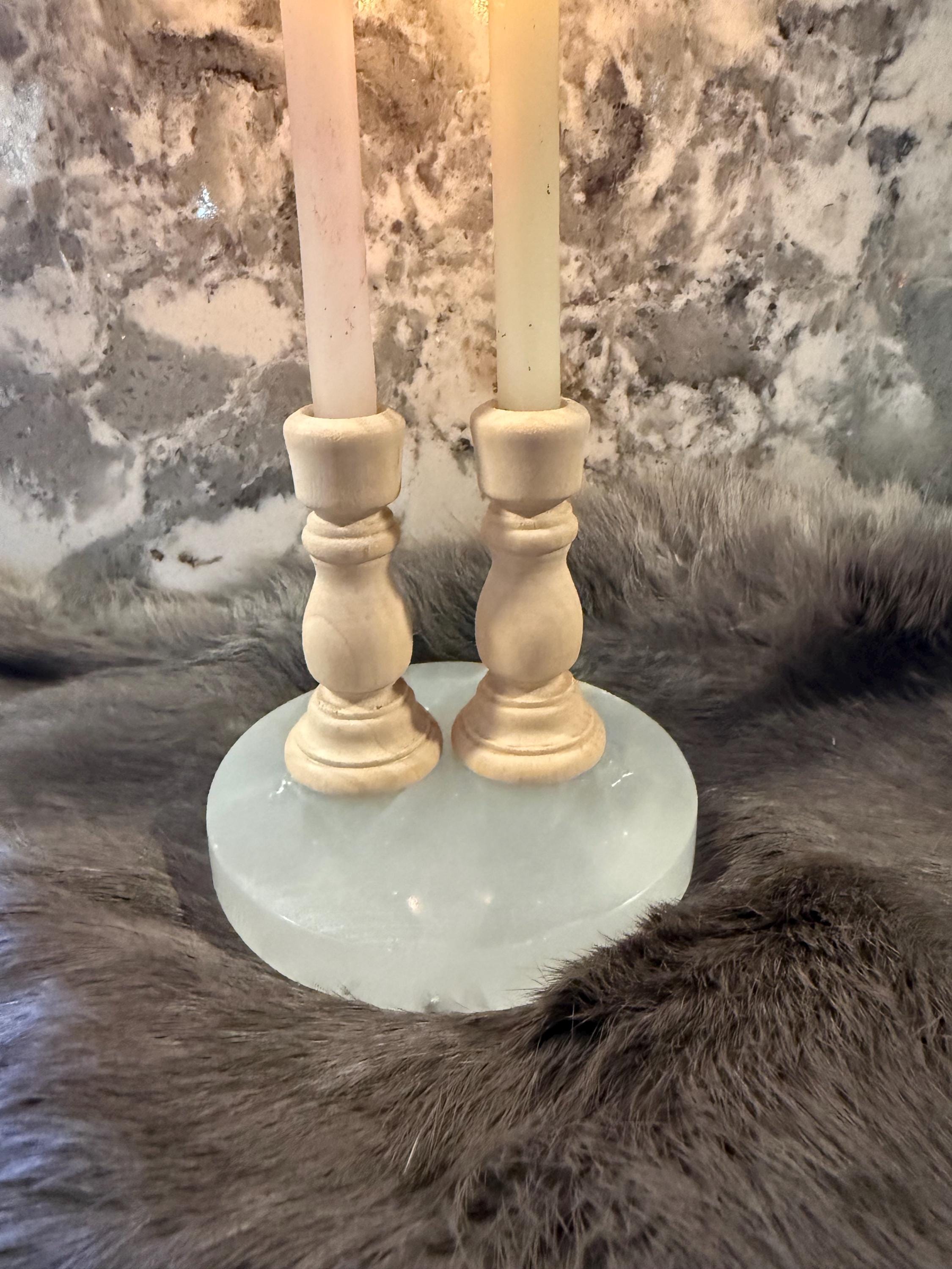 Customizable Wooden Chime Candle Holder – Altar Ritual Candle