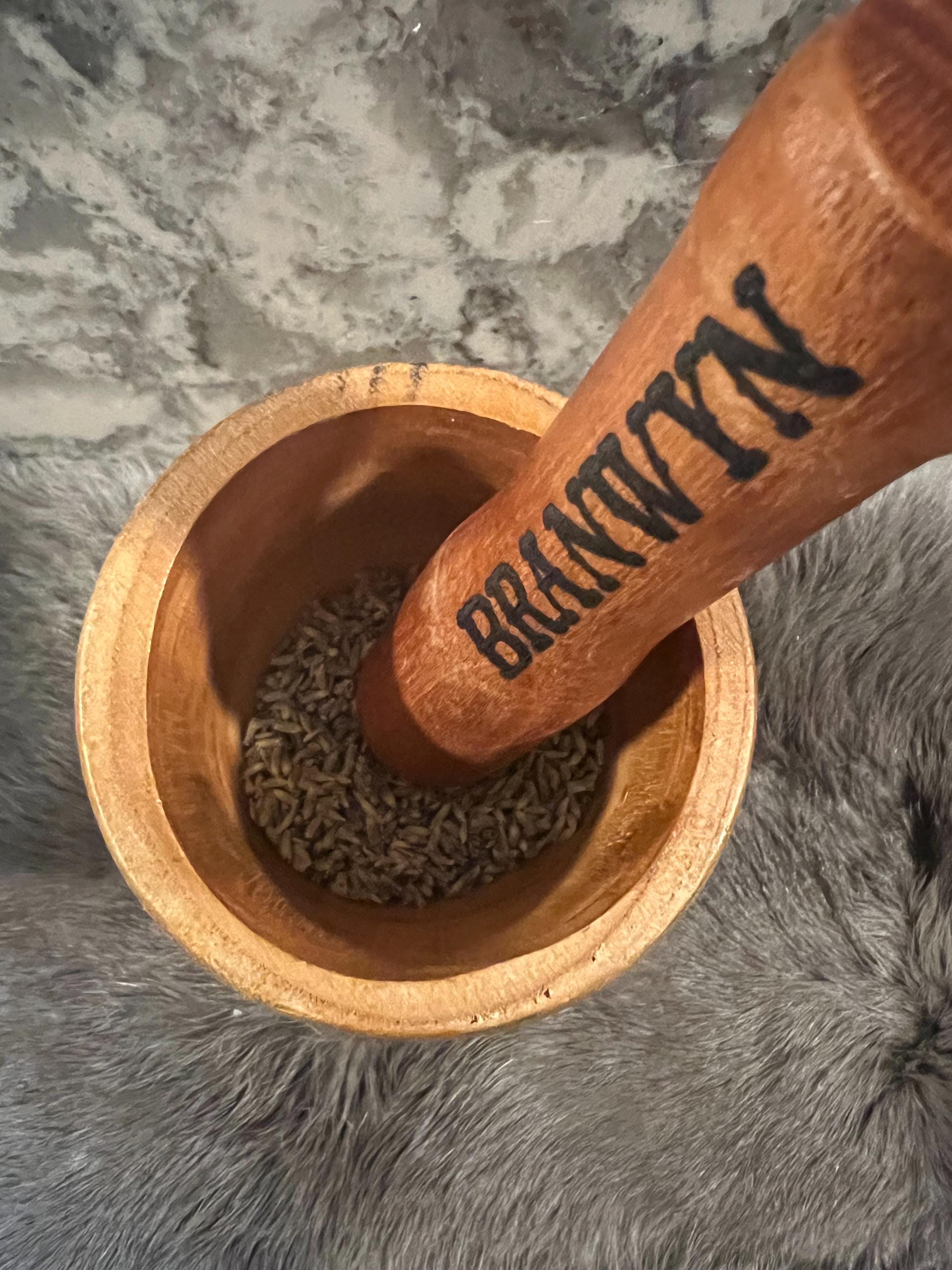 Pentacle Mortar and Pestle: Customizable Witch Apothecary Tools
