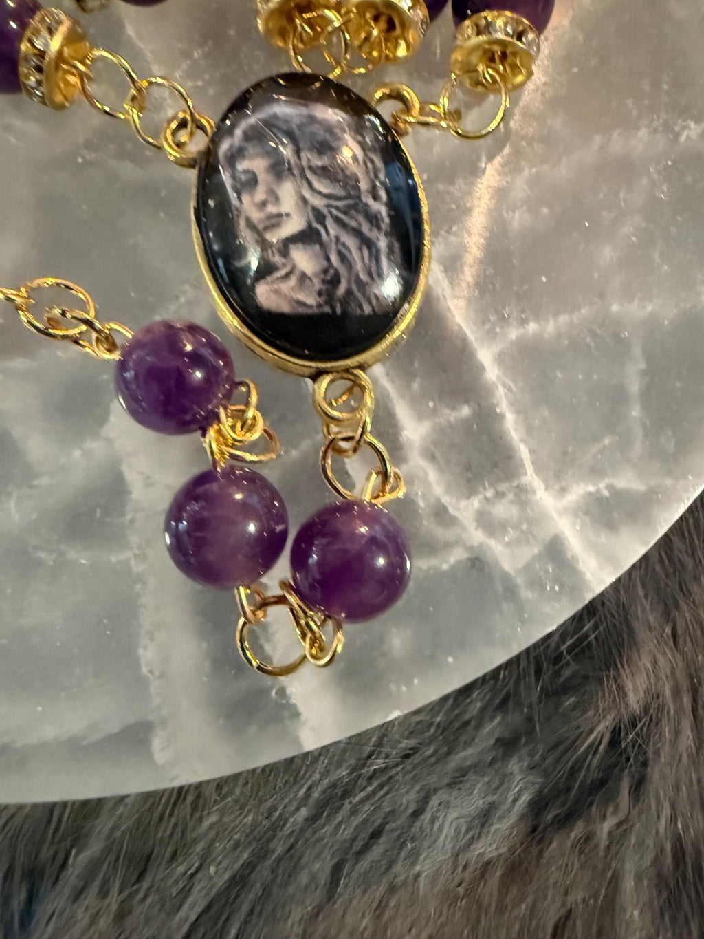 Persephone Diety Rosary: One Of A Kind Diety Prayer Bead Set