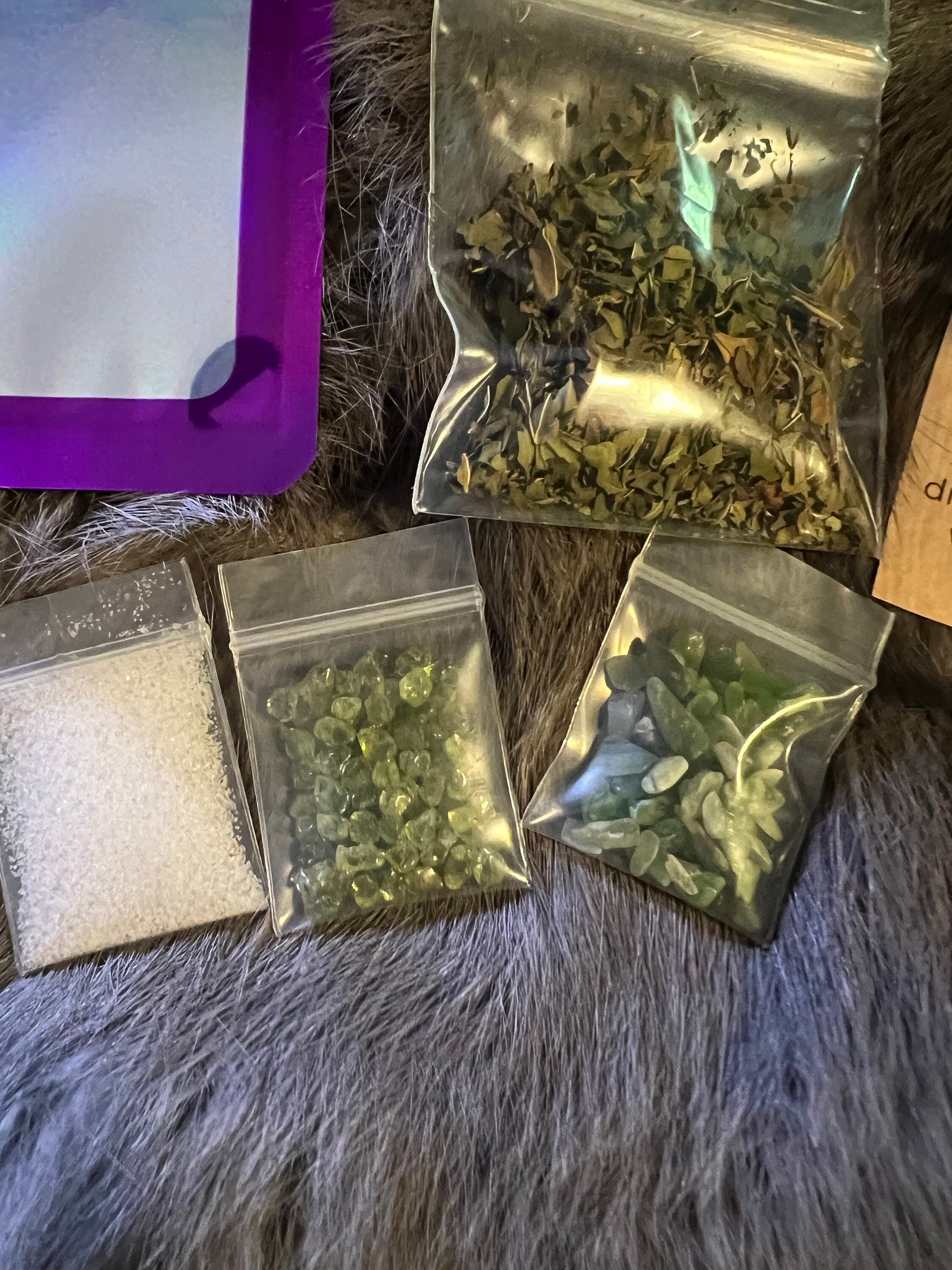 Money Spell Jar DIY Kit: Wealth Manifestation Charm Bottle