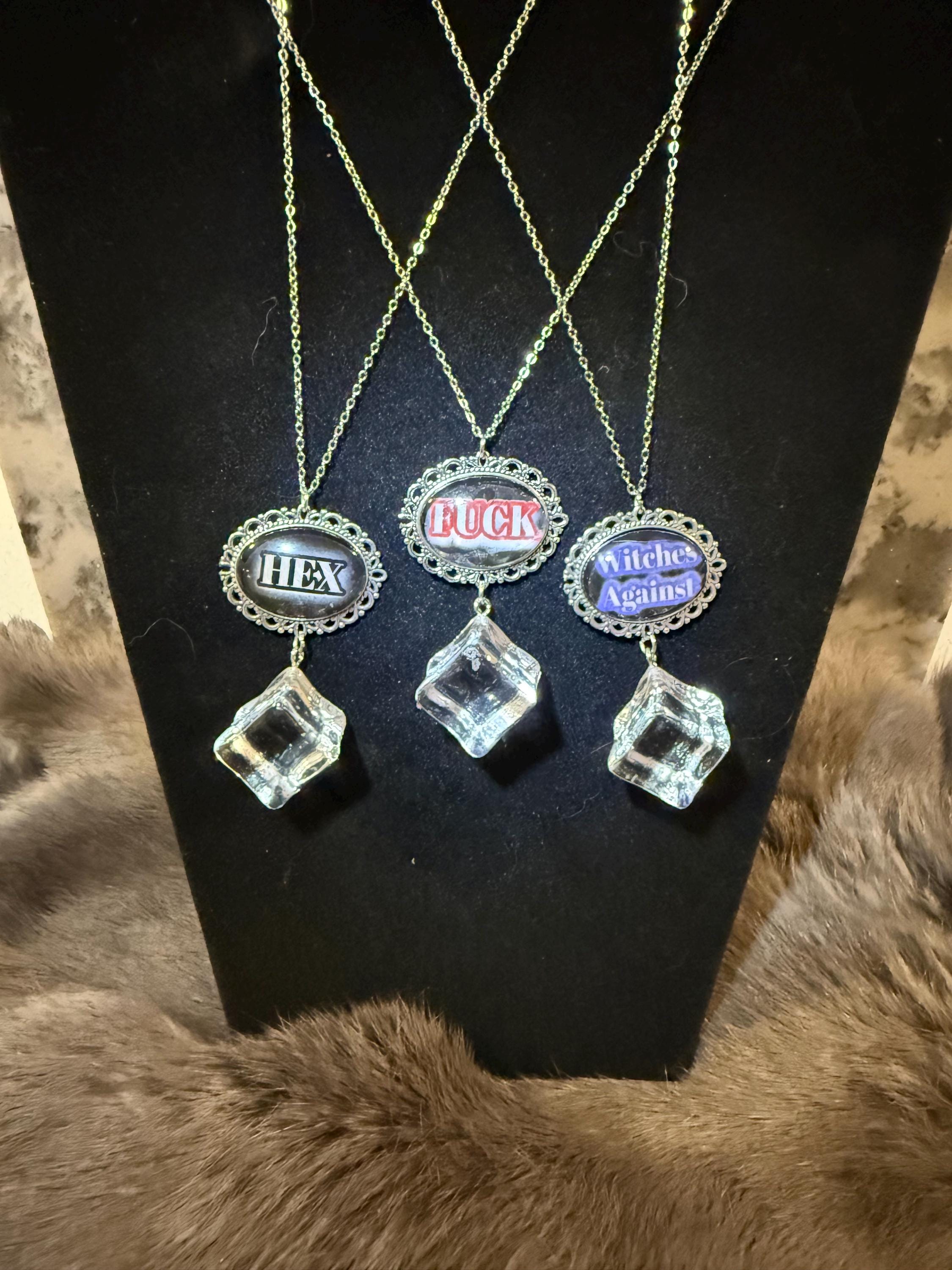 Protest Jewelry: NO ICE, I.C.E., Immigrant Rights, Witchy Jewelry