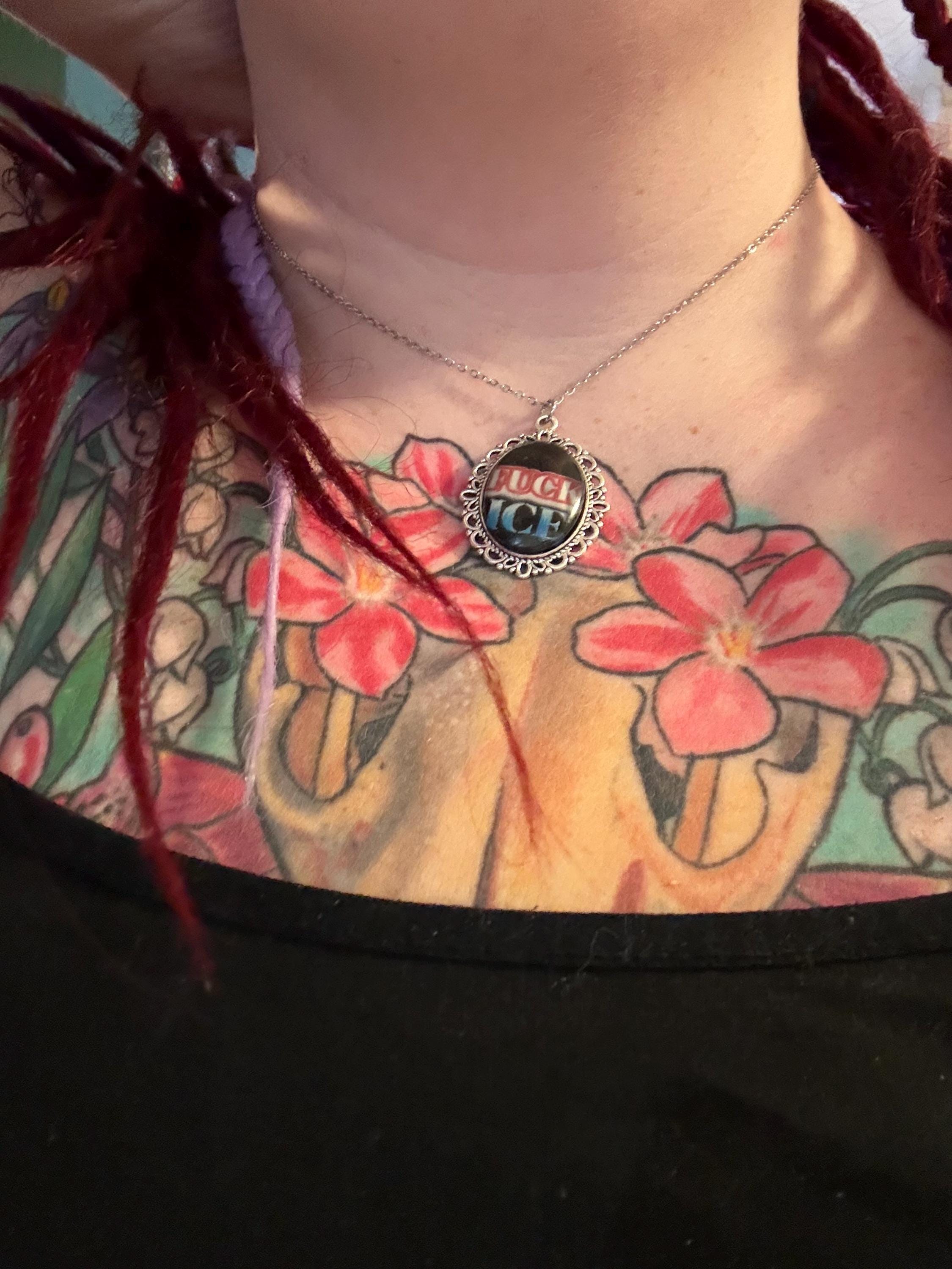 Protest Jewelry: NO ICE, I.C.E., Immigrant Rights, Witchy Jewelry