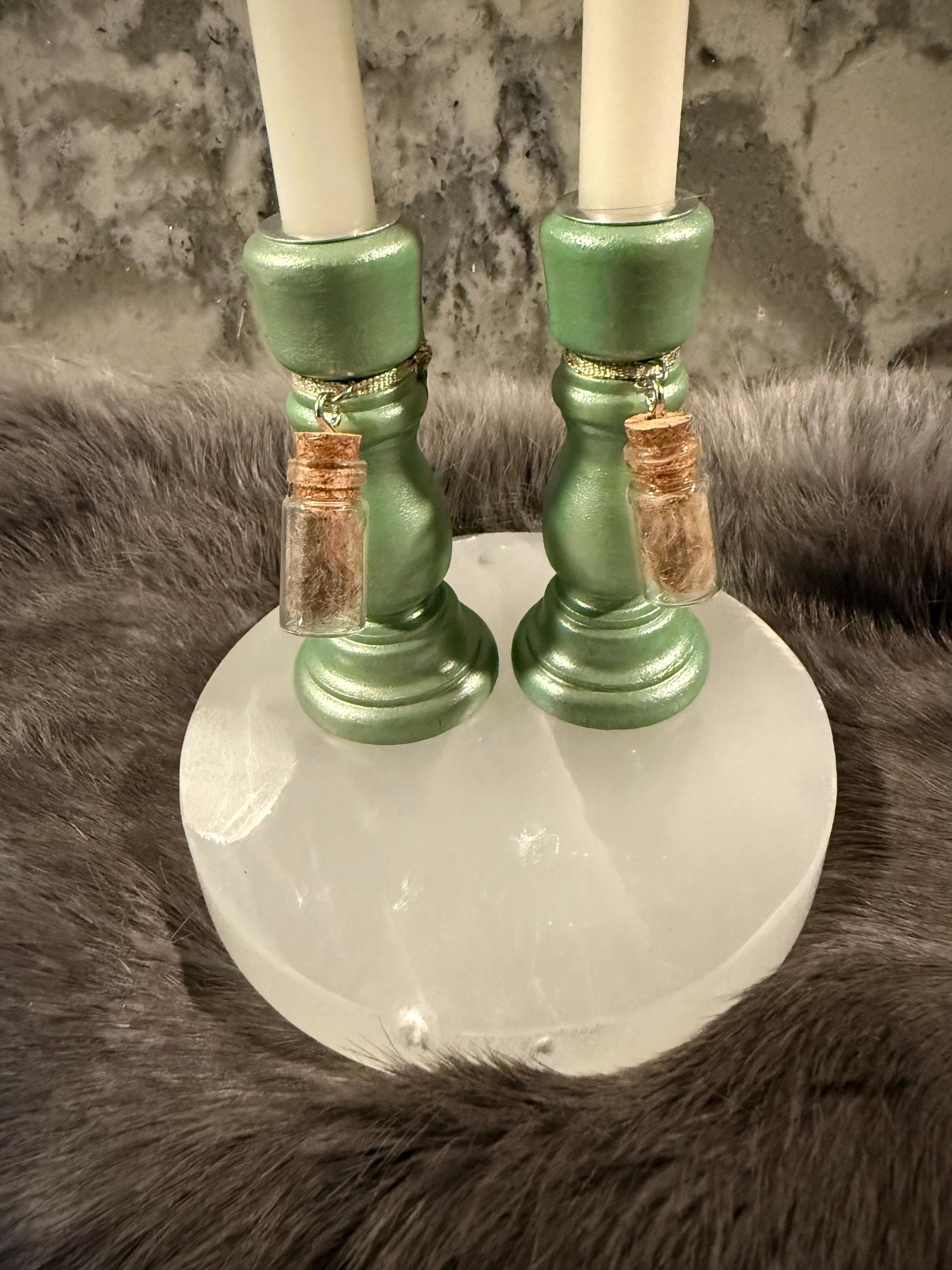 Goddess Brigid: Diety Chime Candle Holder Set