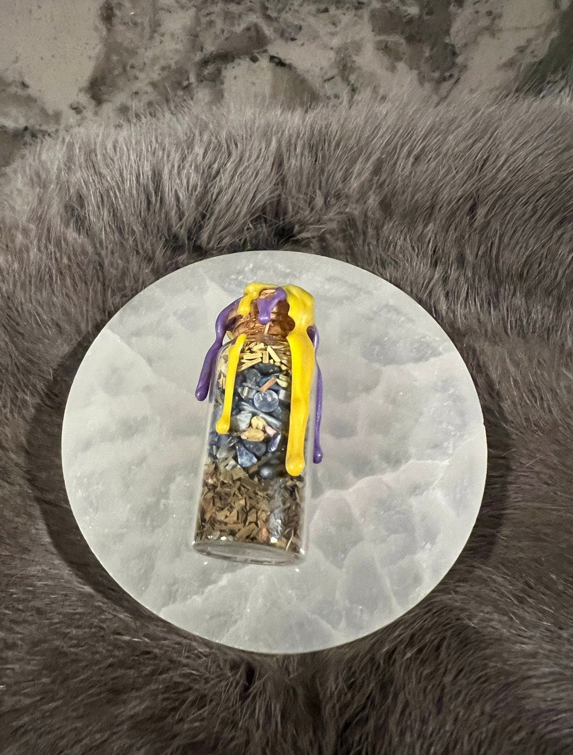Personalized Intention Spell Jar: Manifestation Charm Bottle