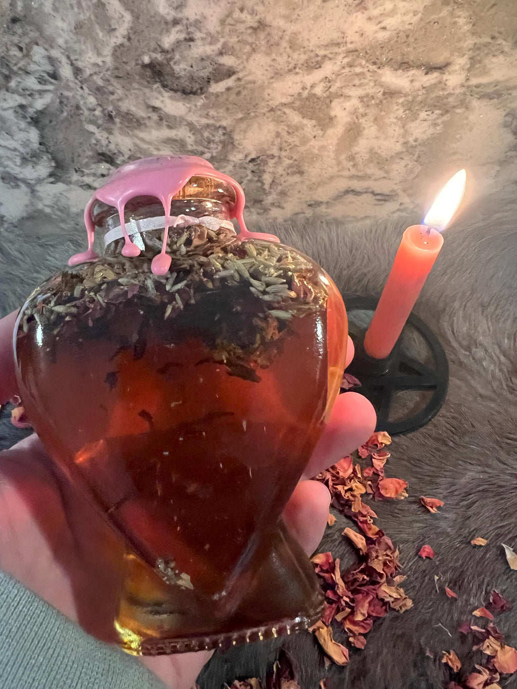 Custom Honey Jar Spell: Manifestation Charm Bottle, Love Spell