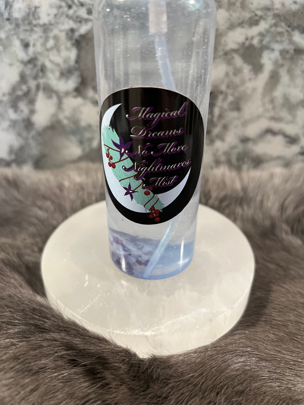 No More Nightmares Room Spray: Crystal Infused Bedtime Mist
