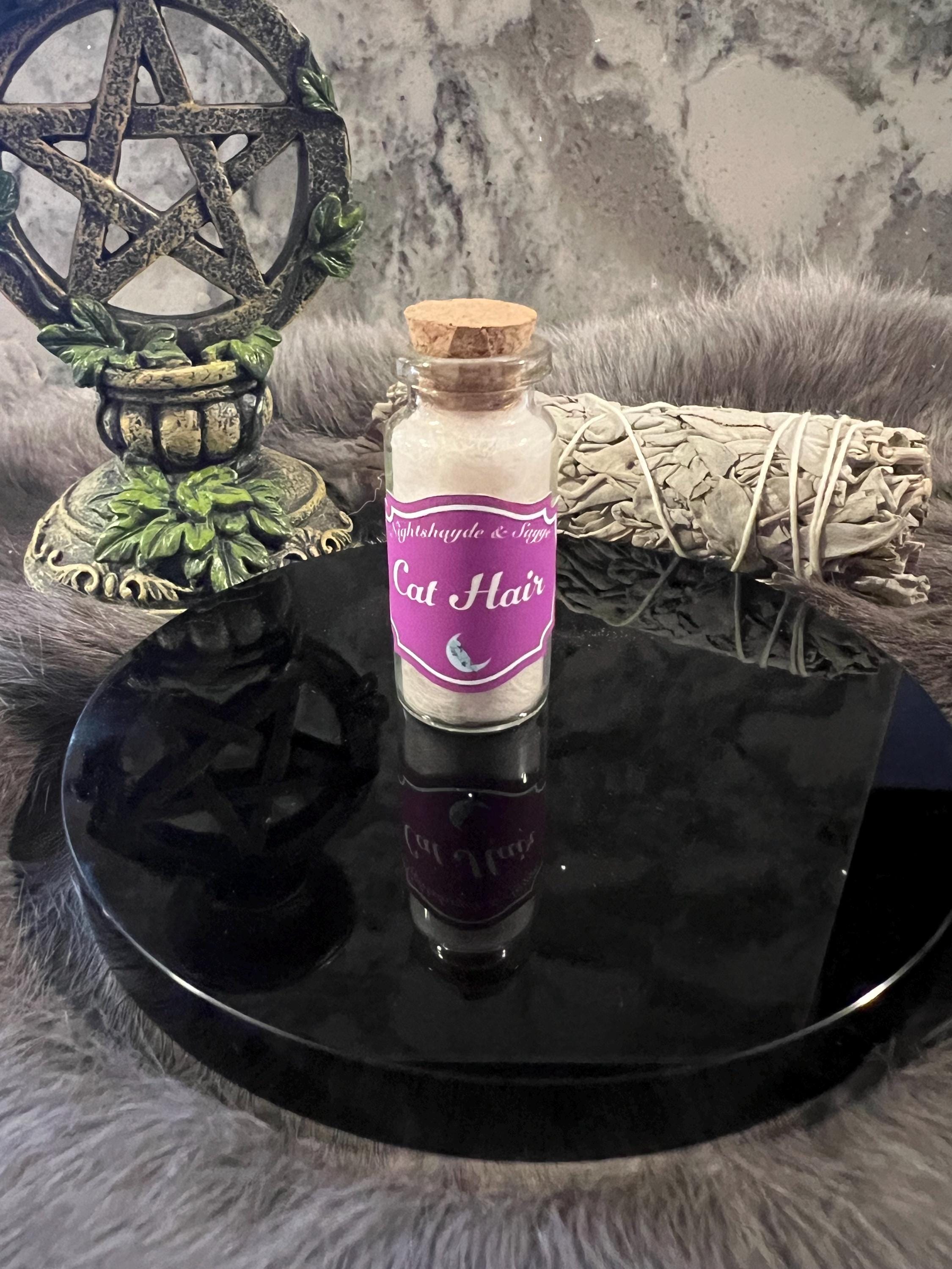Ethically Sourced White Cat Hair: Spell Ingredient for Health & Fertility