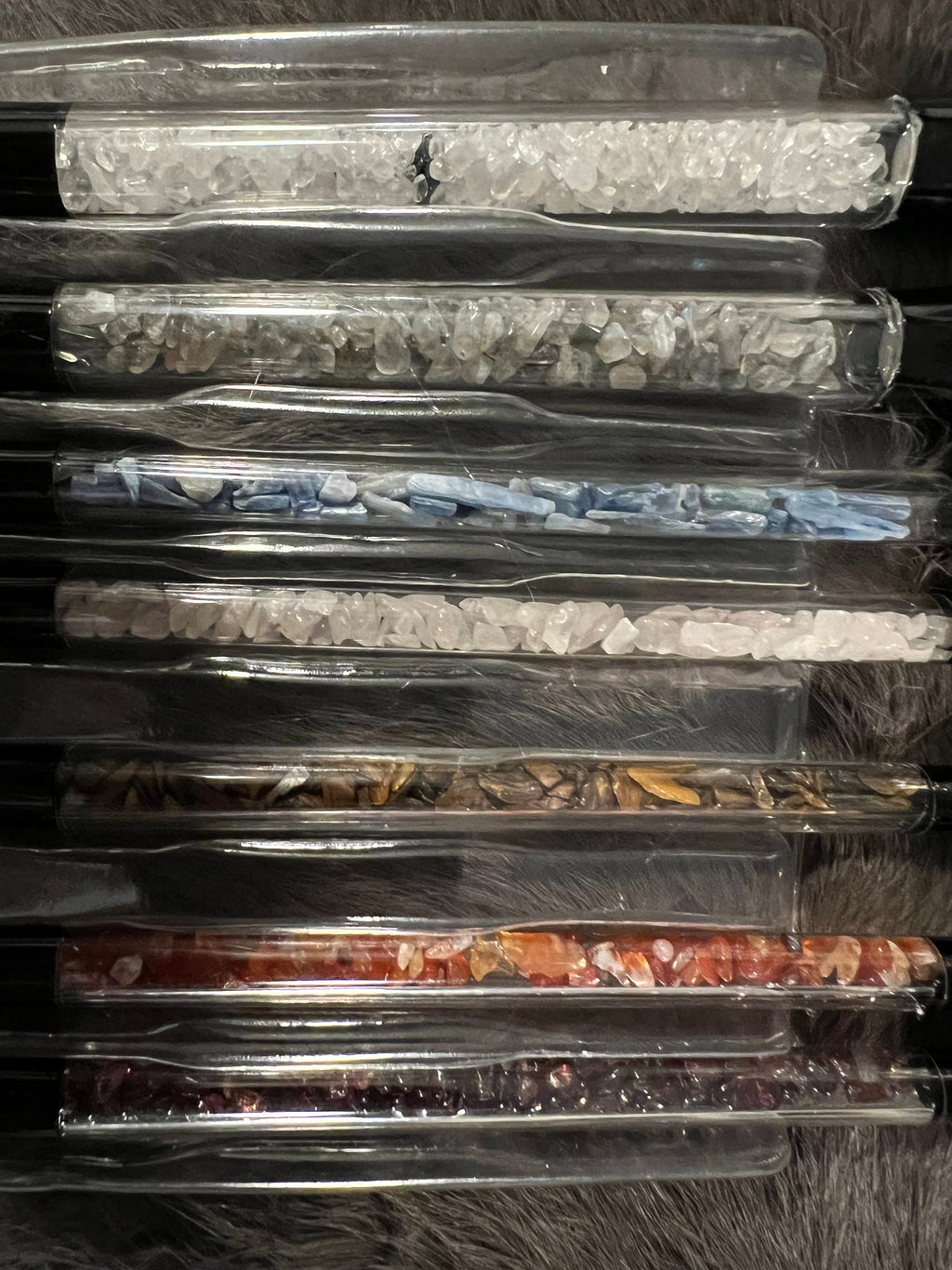 Gemstone Makeup Brush Set: Chakra Crystal Brushes, Witchy Gift
