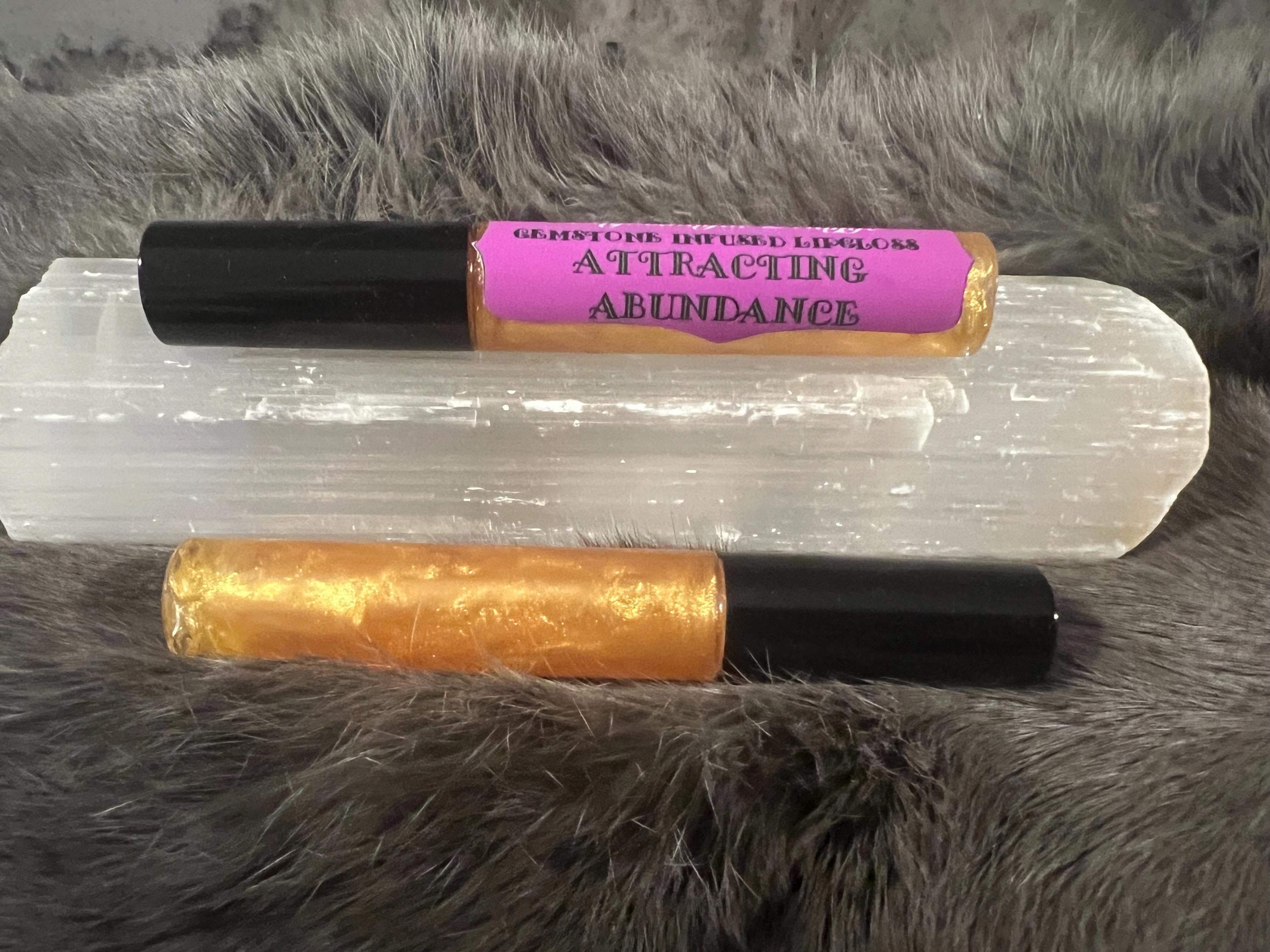 Witchy Lip Gloss: Gemstone Infused, Vegan Abundance Gloss