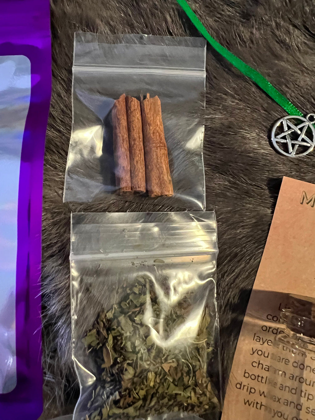 Money Spell Jar DIY Kit: Wealth Manifestation Charm Bottle