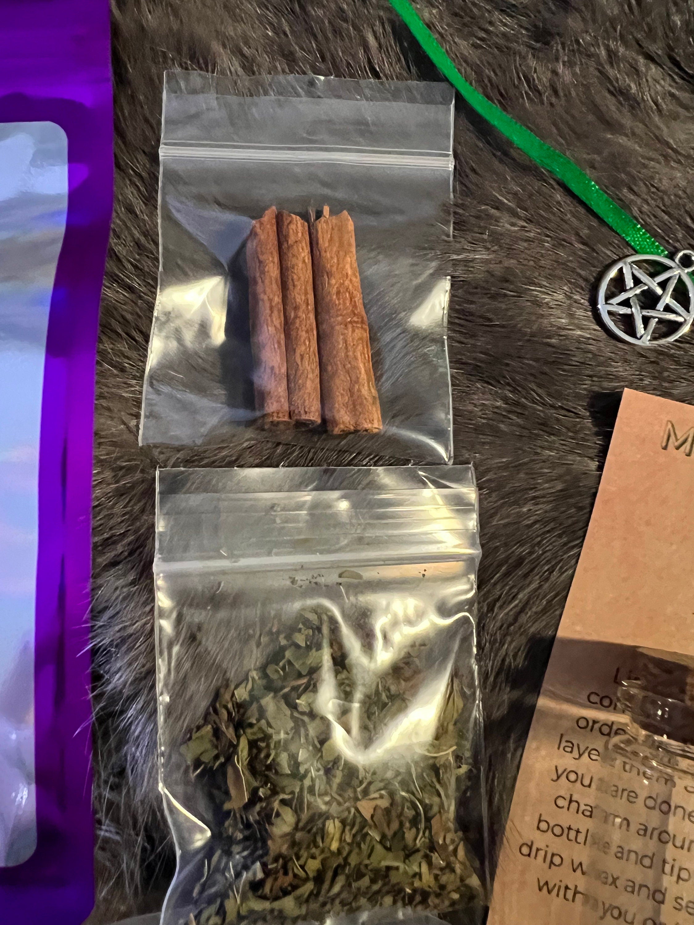 Money Spell Jar DIY Kit: Wealth Manifestation Charm Bottle