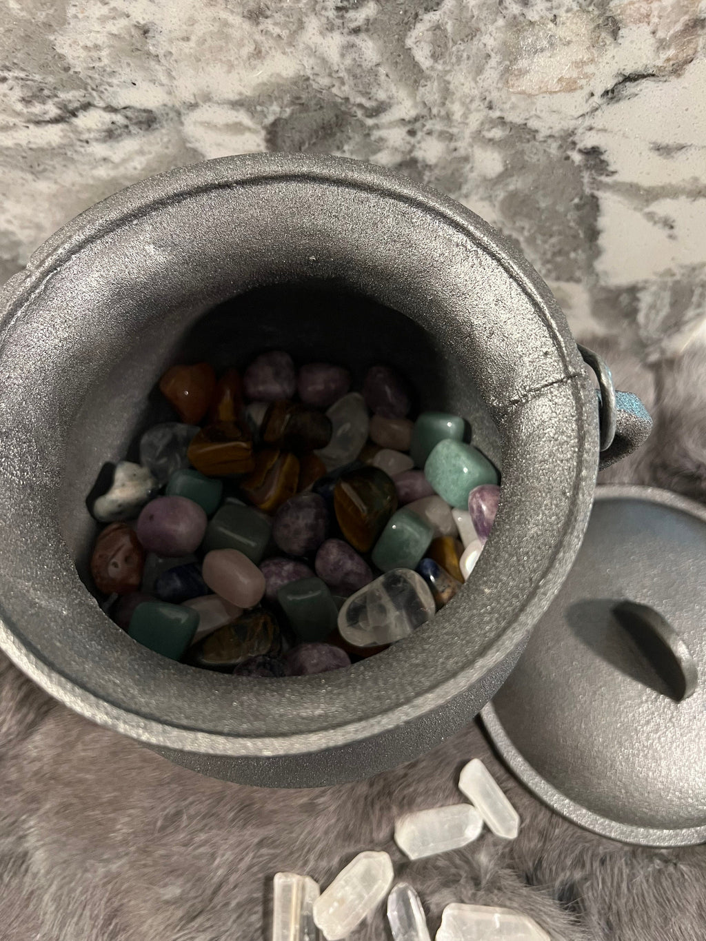Intuitively Chosen Gemstone Tumble with Personalized Message