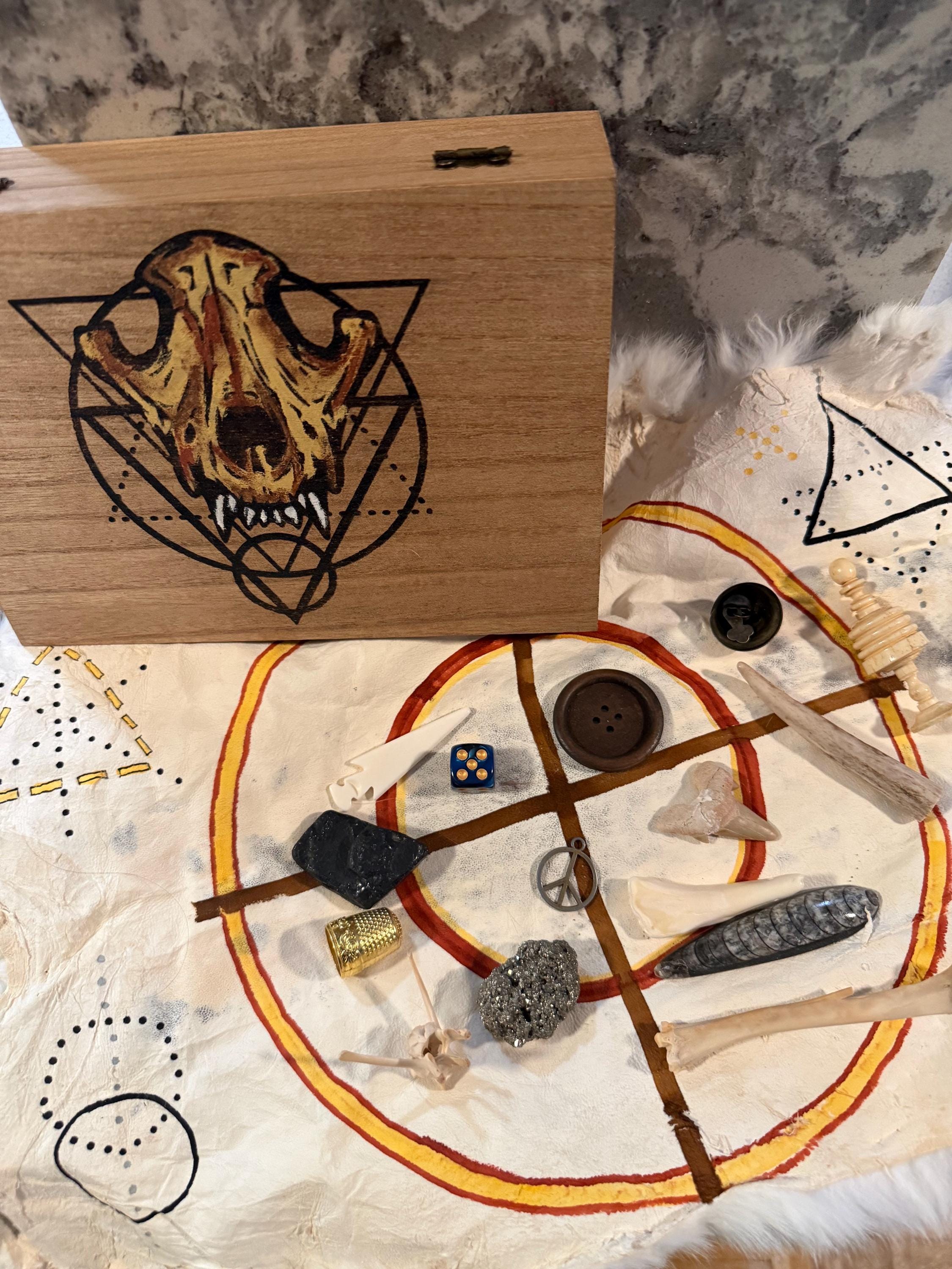 Bone Throwing or Charm Casting Starter Kit: ONE OF A KIND!