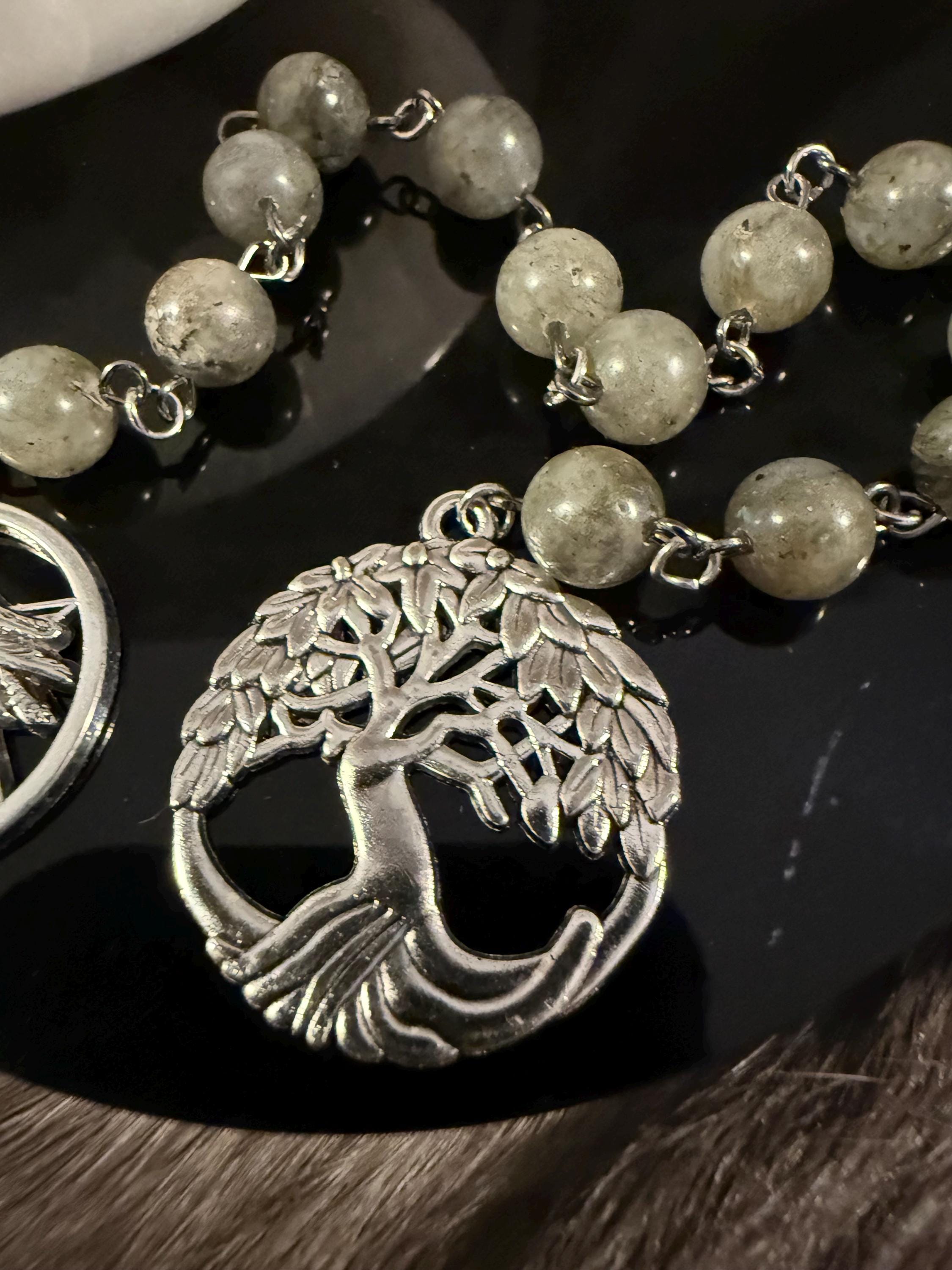Odin Diety Prayer Beads: Simple One Of A Kind Diety Prayer Bead Set