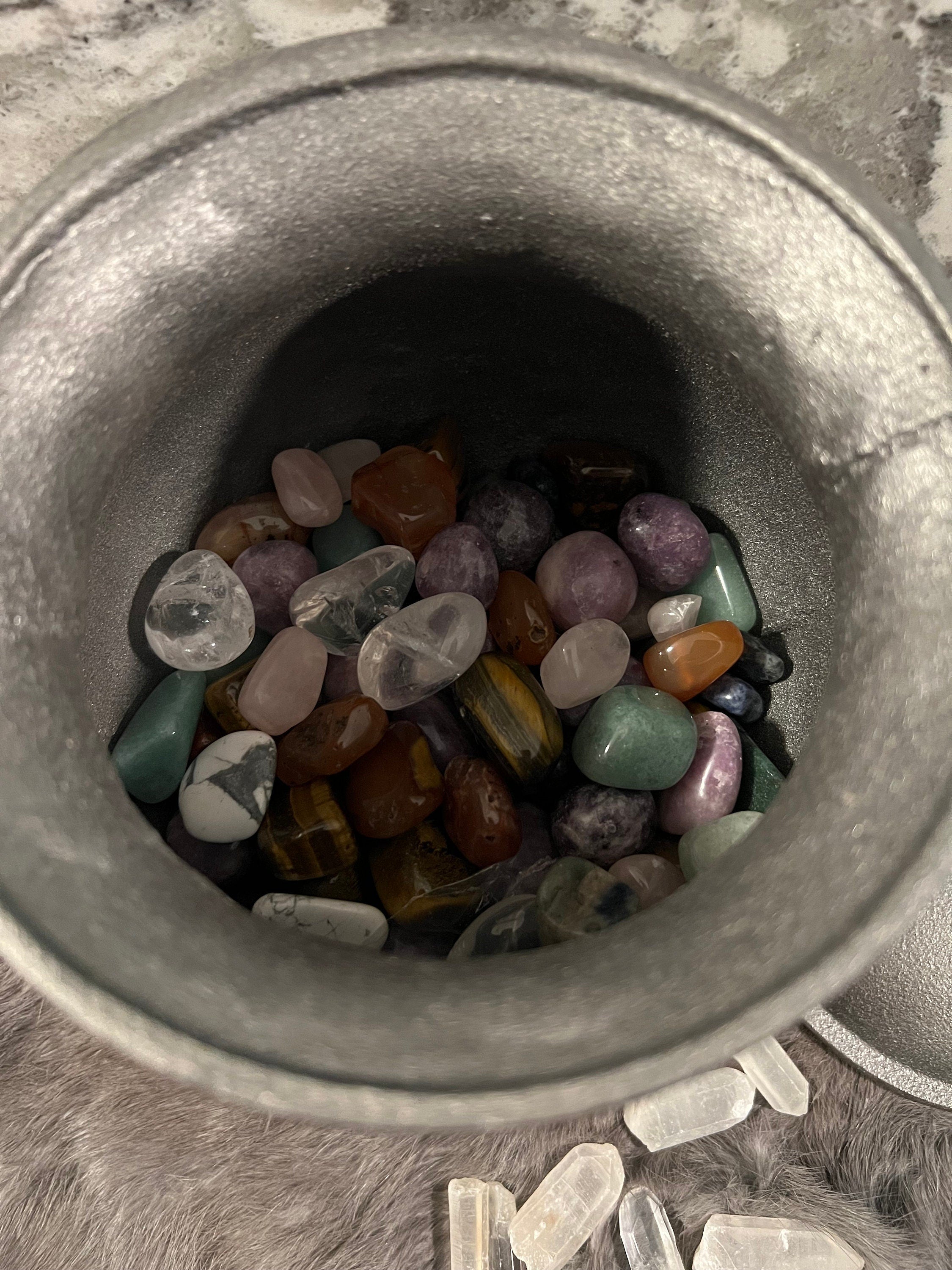 Intuitively Chosen Gemstone Tumble with Personalized Message