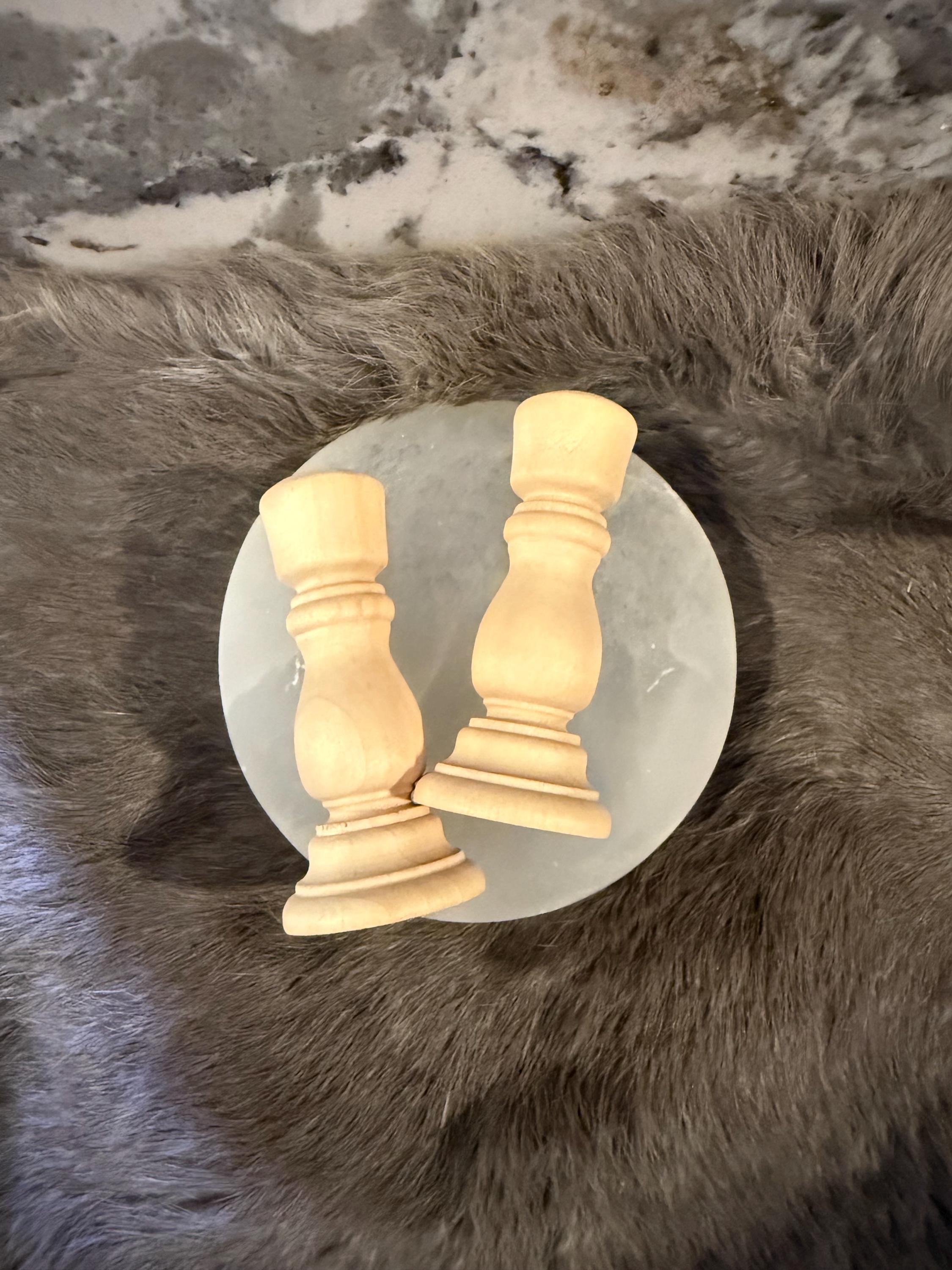 Customizable Wooden Chime Candle Holder – Altar Ritual Candle