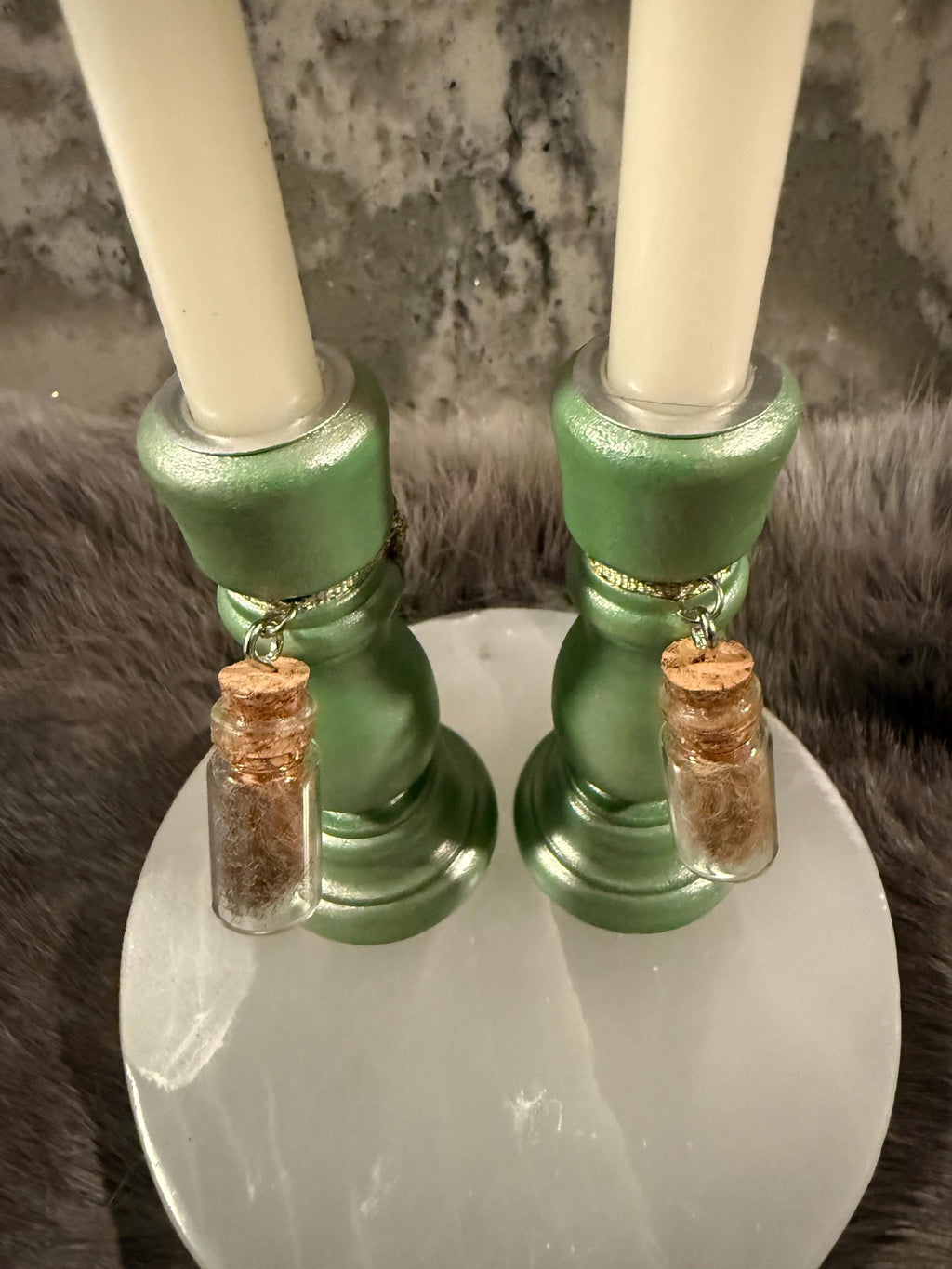Goddess Brigid: Diety Chime Candle Holder Set